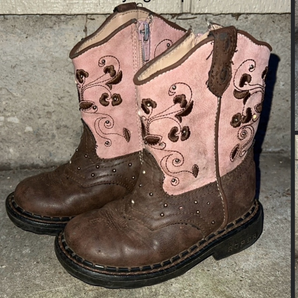 ROPER Toddler Girls sz 7 Cowboy Boots